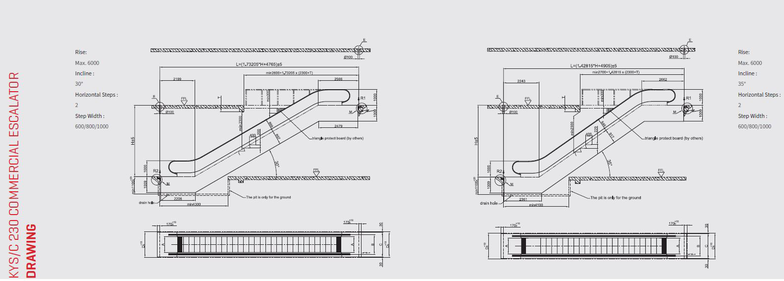 Escalator Specifications